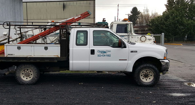 sweep rite sweeping truck