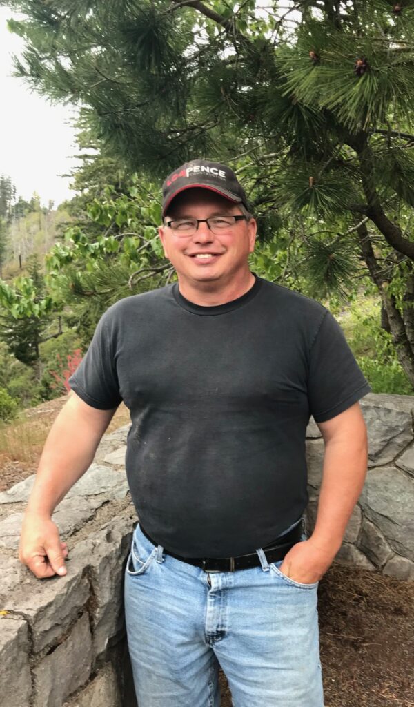 shawn standing outside